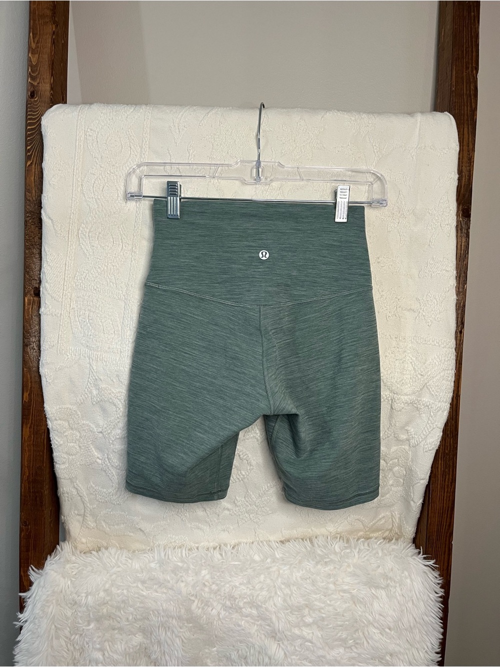 Lululemon Align High-Rise Biker Shorts - Heathered Tidewater Teal